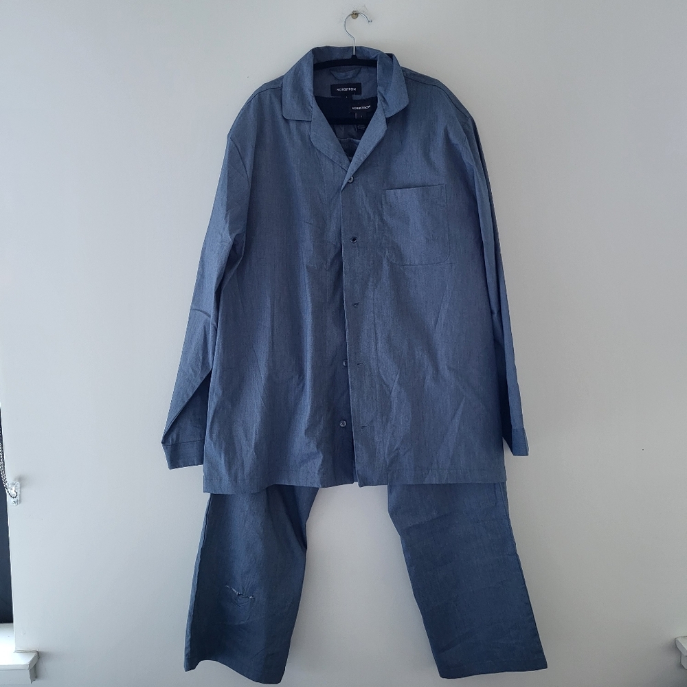 Men's Pajama Set Nordstrom Size L Nevy Denim